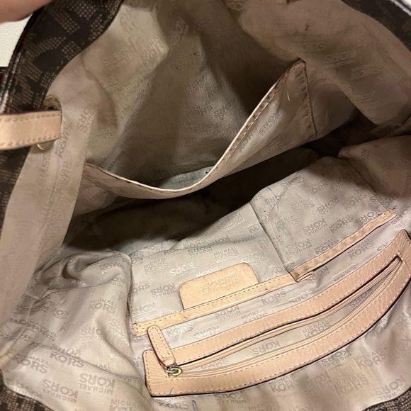 MICHAEL KORS logo label satchel bag 💼 - Picture 8 of 15